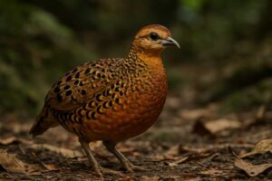 Image of a Ferruginous Partridge in its natural habitat