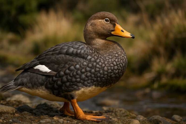 Image of a Flying Steamer Duck in its natural habitat
