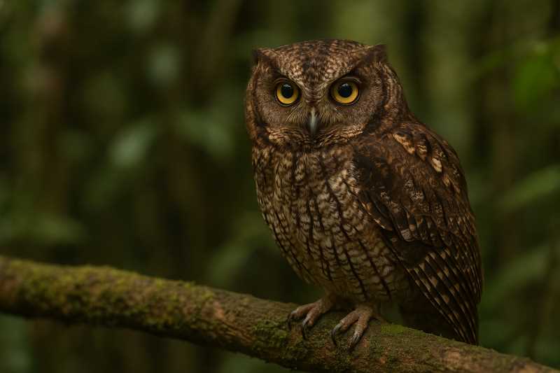 Image of a Foothill Screech Owl in its natural habitat