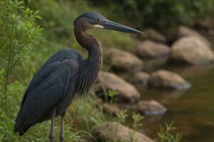 Image of a Great-billed Heron in its natural habitat
