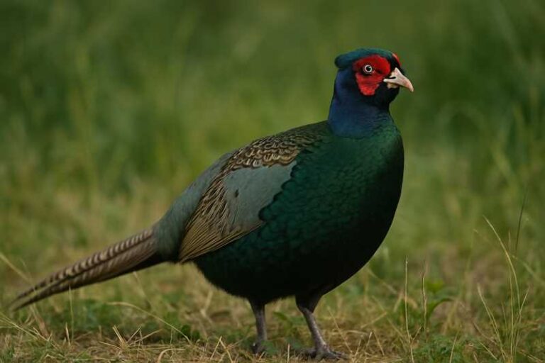 Image of a Green Pheasant in its natural habitat