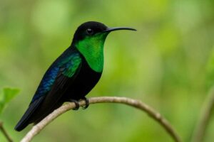 Image of a Green-throated Carib in its natural habitat