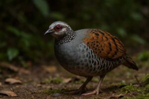 Image of a Grey-breasted Partridge in its natural habitat