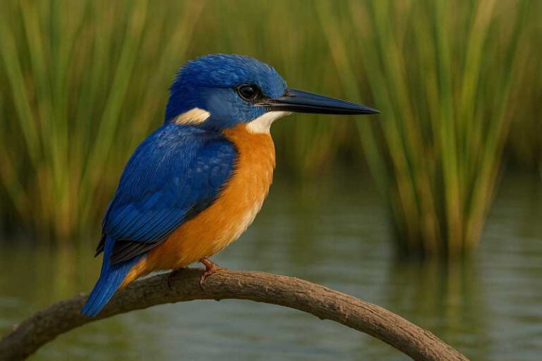 Image of a Half-collared Kingfisher in its natural habitat