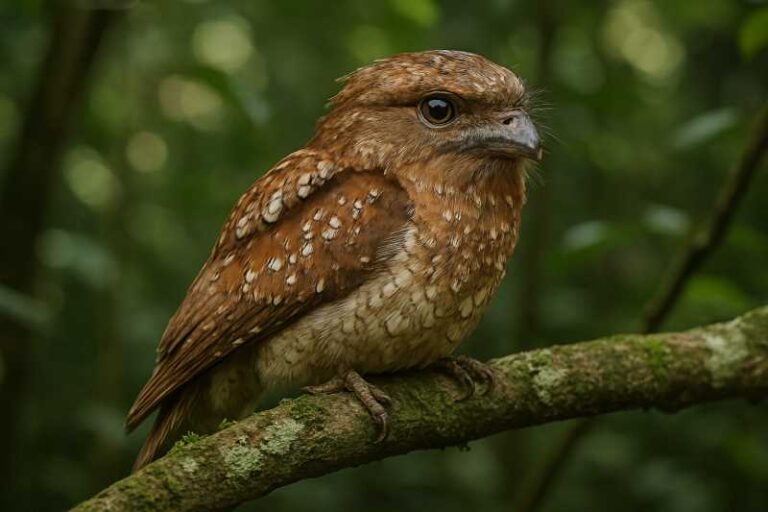 Image of a Hodgson's Frogmouth in its natural habitat