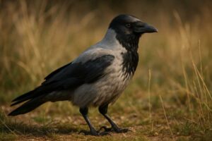Image of a Hooded Crow in its natural habitat