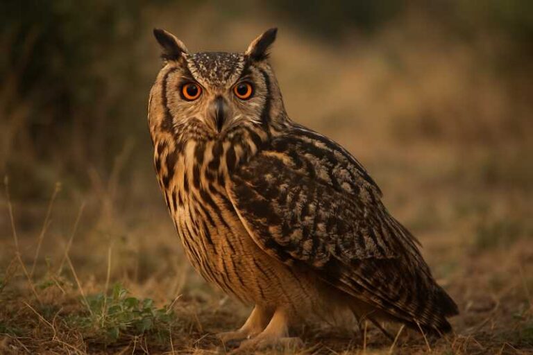 Image of a Indian Eagle-Owl in its natural habitat