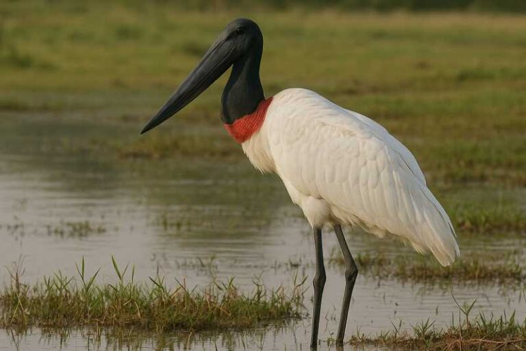 Image of a Jabiru in its natural habitat