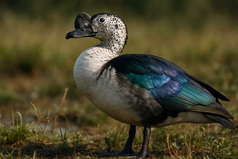 Image of a Knob-billed Duck in its natural habitat