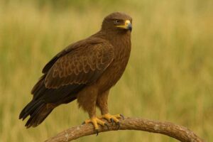 Image of a Lesser Spotted Eagle in its natural habitat