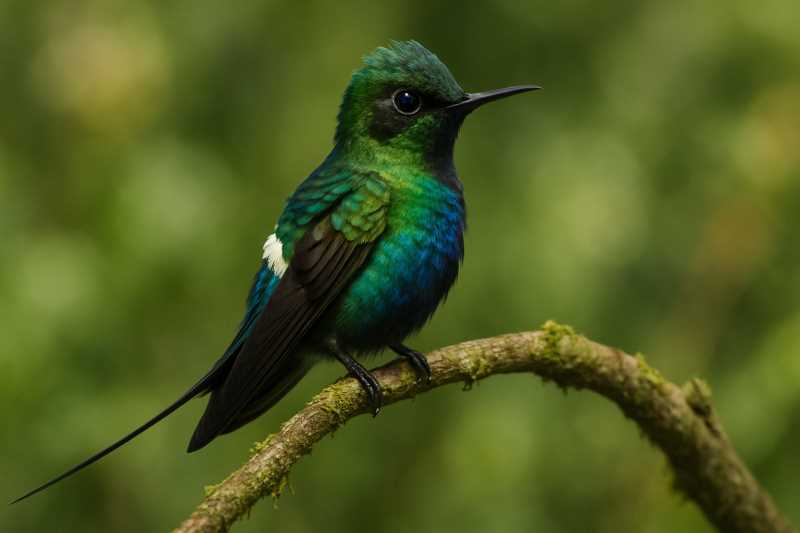 Image of a Letitia's Thorntail in its natural habitat