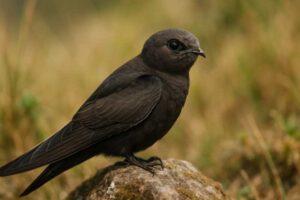 Image of a Malagasy Black Swift in its natural habitat
