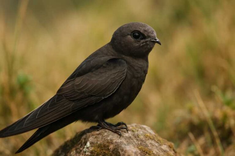 Image of a Malagasy Black Swift in its natural habitat
