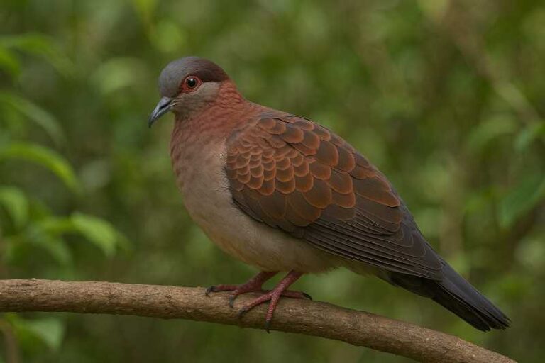 Image of a Malagasy Turtle Dove in its natural habitat