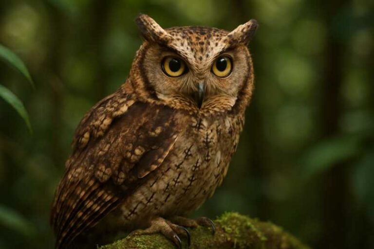 Image of a Mindanao Scops Owl in its natural habitat
