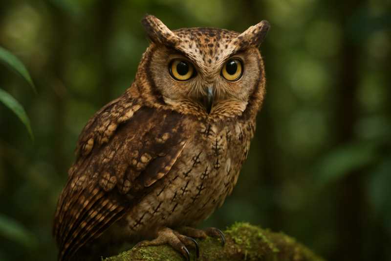 Image of a Mindanao Scops Owl in its natural habitat