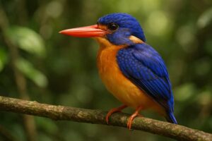 Image of a Moluccan Dwarf Kingfisher in its natural habitat