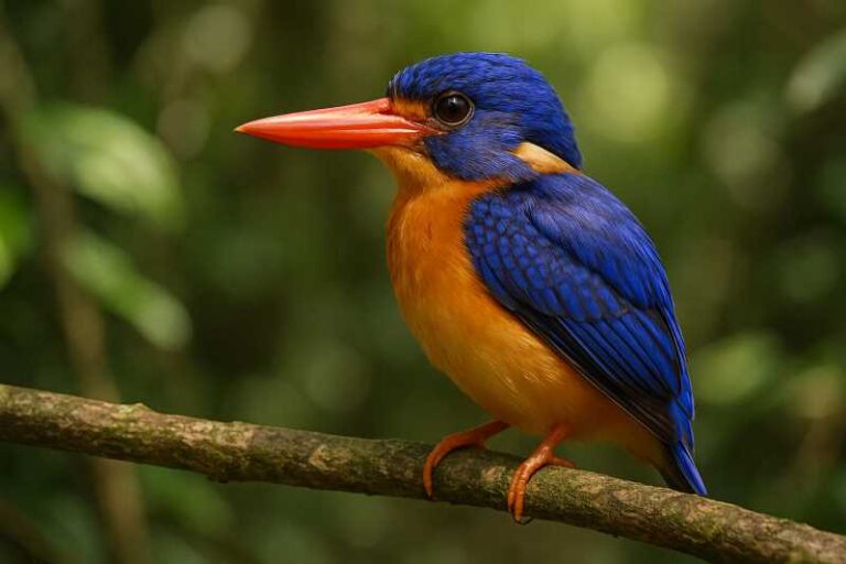 Image of a Moluccan Dwarf Kingfisher in its natural habitat