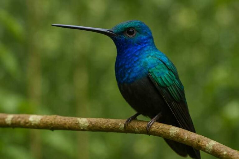 Image of a Napo Sabrewing in its natural habitat