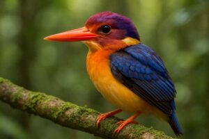 Image of a New Ireland Dwarf Kingfisher in its natural habitat