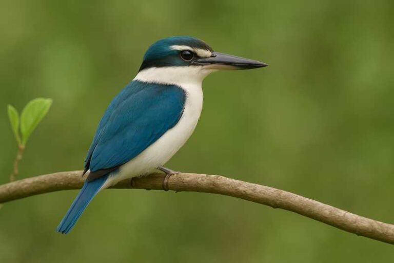 Image of a Pacific Kingfisher in its natural habitat