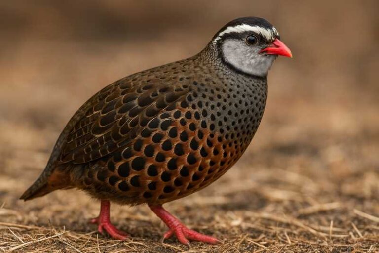 Image of a Painted Bush Quail in its natural habitat