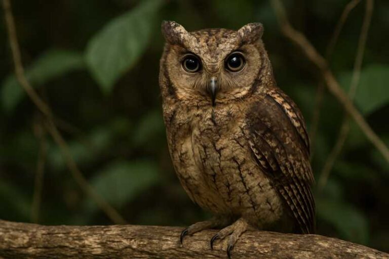 Image of a Palau Scops Owl in its natural habitat