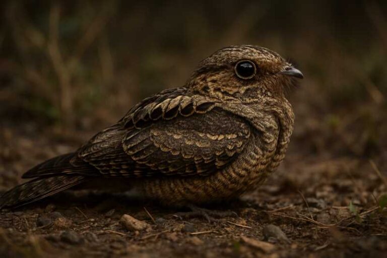 Image of a Papuan Nightjar in its natural habitat