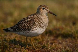 Image of a Pectoral Sandpiper in its natural habitat