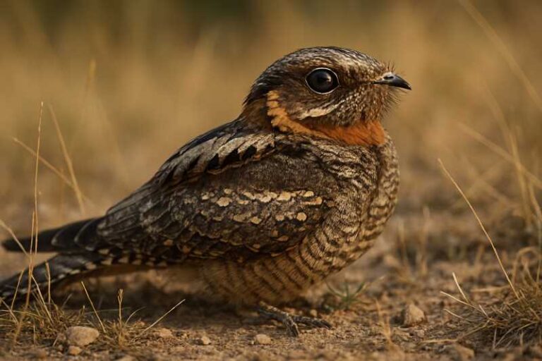 Image of a Red-necked Nightjar in its natural habitat