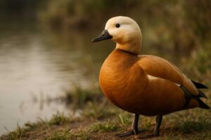 Image of a Ruddy Shelduck in its natural habitat
