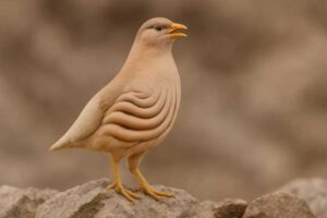 Image of a Sand Partridge in its natural habitat