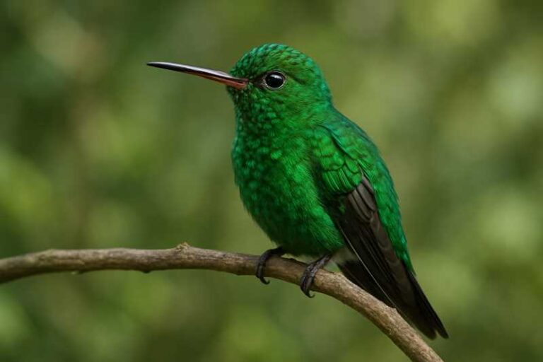 Image of a Short-tailed Emerald in its natural habitat