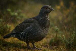 Image of a Sooty Grouse in its natural habitat