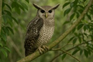 Image of a Spot-bellied Eagle-Owl in its natural habitat