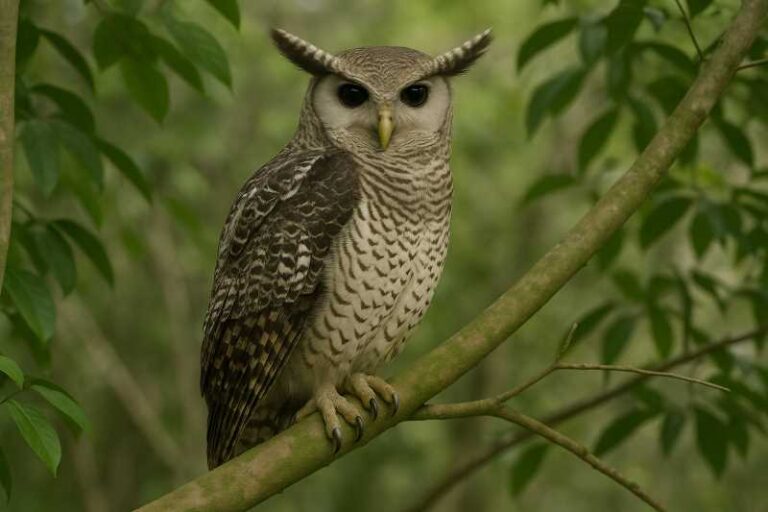 Image of a Spot-bellied Eagle-Owl in its natural habitat