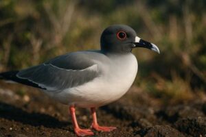 Image of a Swallow-tailed Gull in its natural habitat