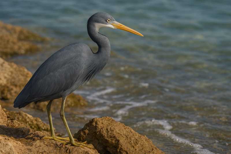Image of a Western Reef Heron in its natural habitat