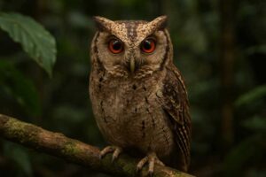 Image of a Wetar Scops Owl in its natural habitat