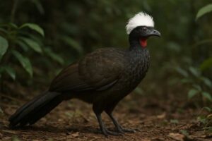 Image of a White-crested Guan in its natural habitat