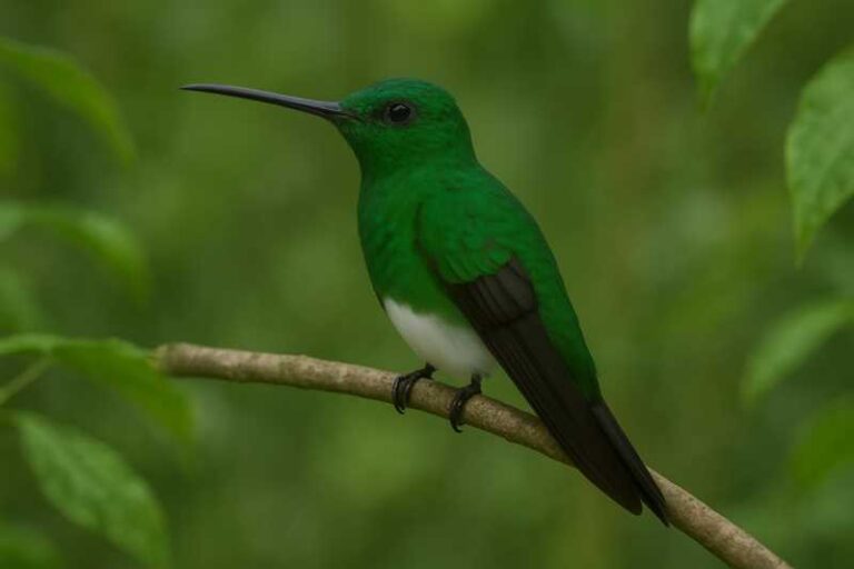 Image of a White-vented Plumeleteer in its natural habitat