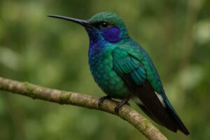 Image of a White-vented Violetear in its natural habitat