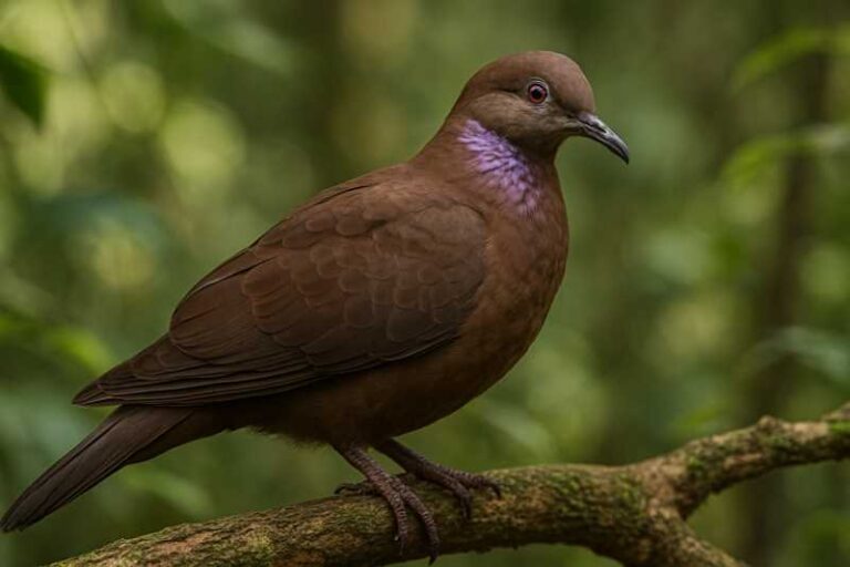 Image of a Amethyst Brown Dove in its natural habitat