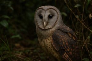 Image of a Ashy-faced Owl in its natural habitat