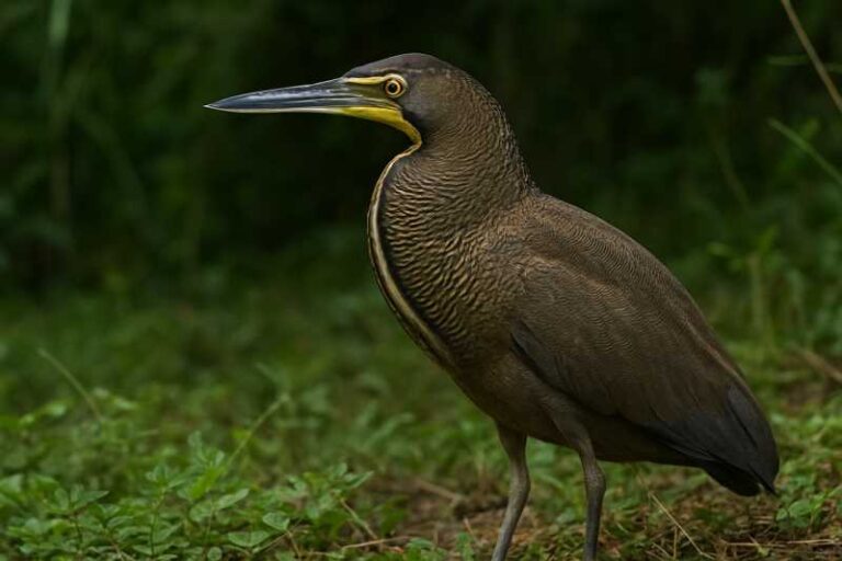 Image of a Bare-throated Tiger Heron in its natural habitat