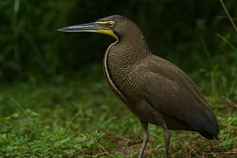 Image of a Bare-throated Tiger Heron in its natural habitat