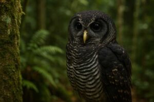 Image of a Black-banded Owl in its natural habitat