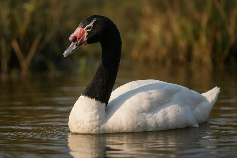 Image of a Black-necked Swan in its natural habitat