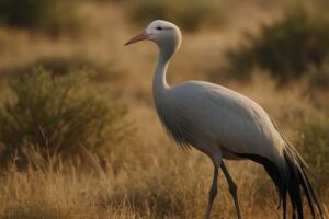 Image of a Blue Crane in its natural habitat