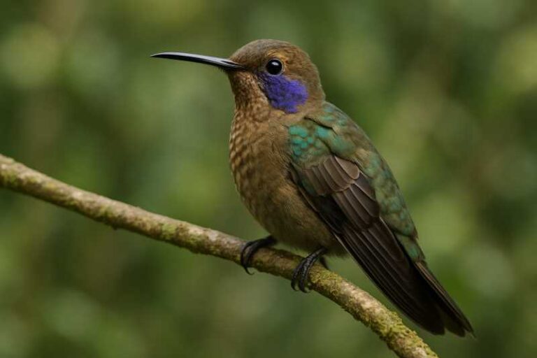 Image of a Brown Violetear in its natural habitat